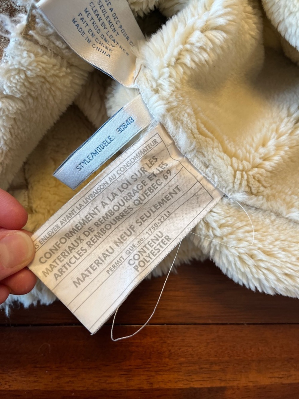 Vintage Y2K leather Sherpa Jacket Shearling Style Coat Aviator Beige Warm - Picture 4 of 16